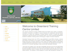 Tablet Screenshot of greenlandtrainingltd.com